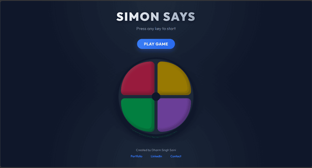 Simon Says Game